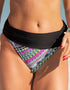 Pour Moi Odyssey Fold Bikini Brief Riviera Maya Black/Print