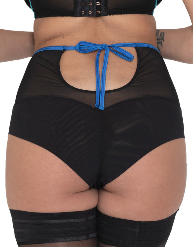 Scantilly Encounter High Waist Brief Black/Peacock