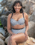 Curvy Kate Sunseeker Padded Balcony Bikini Top Monochrome