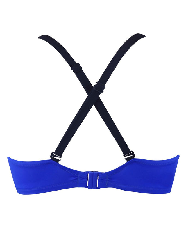 Pour Moi Amnesia Balconette Convertible Bikini Top Ultramarine Blue