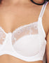 Pour Moi Imogen Rose Embroidered Full Cup Bra White