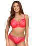 Ava Lingerie Frosting Balconette Bra Watermelon Coral