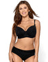 Ava Lingerie Victoria Padded Balconette Bra Black