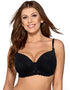 Ava Lingerie Victoria Padded Balconette Bra Black