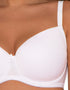 Ivory Rose T-Shirt Moulded Bra White