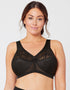 Glamorise Feel the Magic Wire-Free Support Bra Black