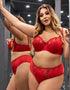 Ava Lingerie Kriszti Full Cup Bra Red