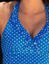 Pour Moi Hot Spots Halter Tankini Top Ocean Blue