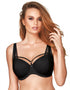 Kinga Onyx Padded Balconette Bra Black