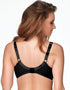 Kinga Onyx Padded Balconette Bra Black