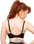 Rougette by Tutti Rouge Wren PVC Padded Balconette Bra Black