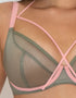 Curvy Kate Lifestyle X Plunge Bra Khaki/Pink