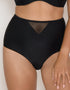 Curvy Kate Sheer Class High Waist Bikini Brief Black