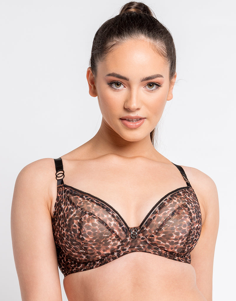 Curvy Kate Lifestyle Plunge Bra Animal Print