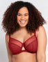 Curvy Kate Victory Side Support Balcony Bra Claret