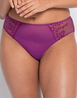 Curvy Kate Centre Stage Deep Thong Violet
