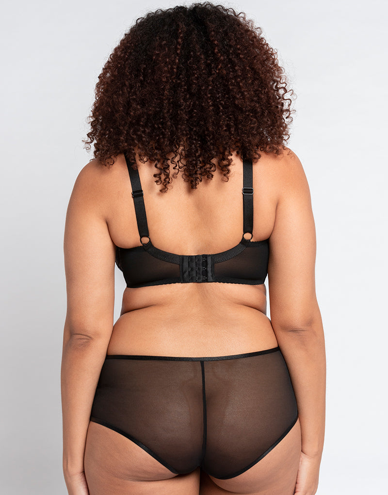 Curvy Kate Victory Allure Balcony Bra Black/Blush