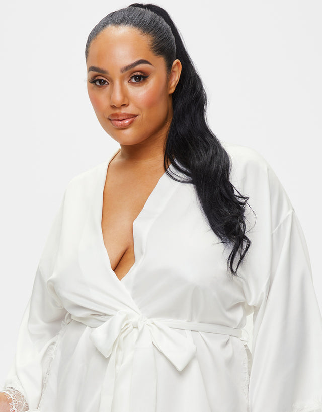 Ann Summers Cherryann Sustainable Robe Ivory – Brastop UK