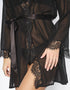 Ann Summers The Intrigue Robe Black
