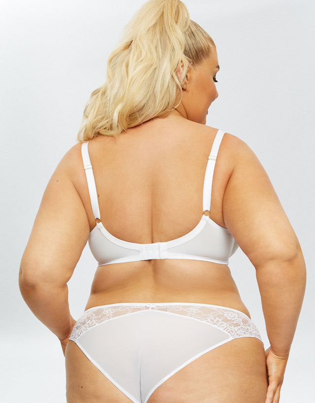 Ann Summers Sexy Lace Planet Plunge Bra White