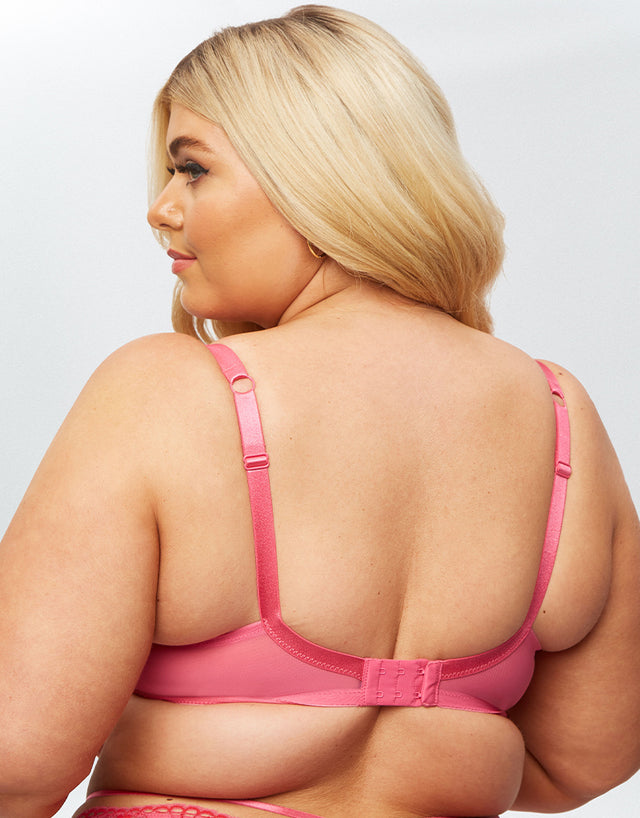 Ann Summers The Sweet Treat Balconette Bra Pink/Red