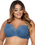 Ava Lingerie Frosting Half Padded Bra Blue