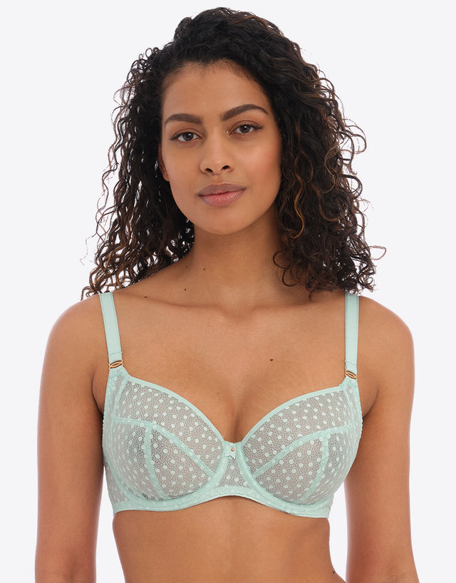 Freya Starlight Side Support Balcony Bra Pure Water