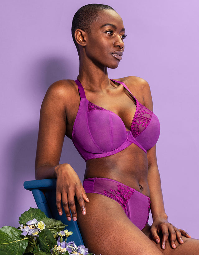 Curvy Kate Centre Stage Deep Thong Violet
