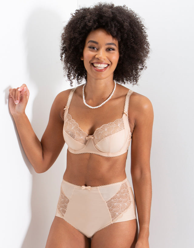 Charnos Ophelia Side Support Full Cup Bra Cashmere