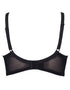 Charnos Rhapsody Underwired Plunge Bra Black/Platinum