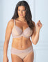 Charnos Rhapsody Underwired Plunge Bra Cappuccino