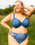 Curvy Kate Centre Stage Full Plunge Side Support Bra Blue