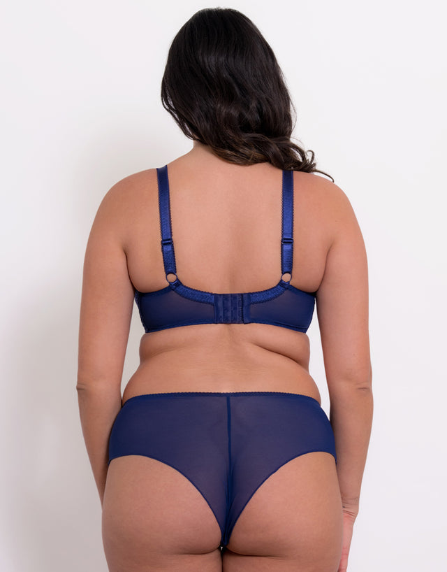 Curvy Kate Dottie Balcony Bra Navy