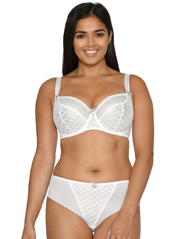 Curvy Kate Dottie Balcony Bra White
