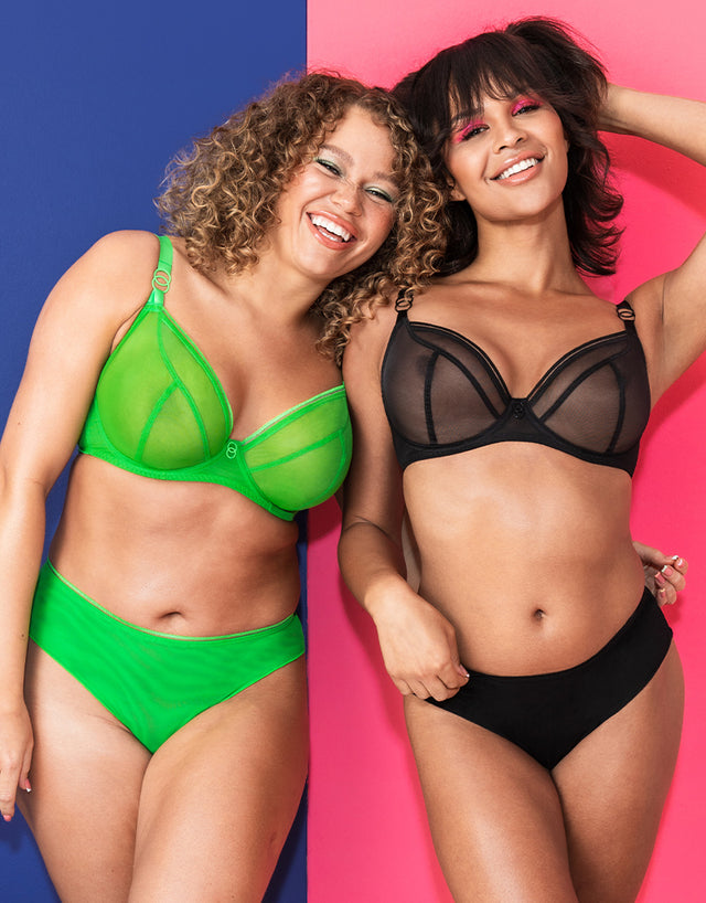 Curvy Kate Lifestyle Plunge Bra Green
