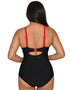 Curvy Kate Paradise Palm Padded Plunge Swimsuit Palm Print