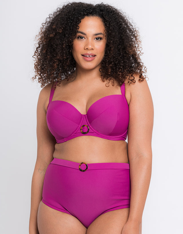 Curvy Kate Retro Sun High Waist Bikini Brief Orchid
