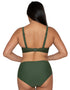 Curvy Kate Rush Padded Plunge Bikini Top Olive