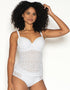 Curvy Kate Rush Padded Balcony Tankini Top White