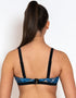 Curvy Kate Swim and Tonic Reversible Triangle Bikini Top Black/ Snake
