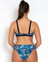 Curvy Kate Swim and Tonic Reversible Triangle Bikini Top Black/ Snake
