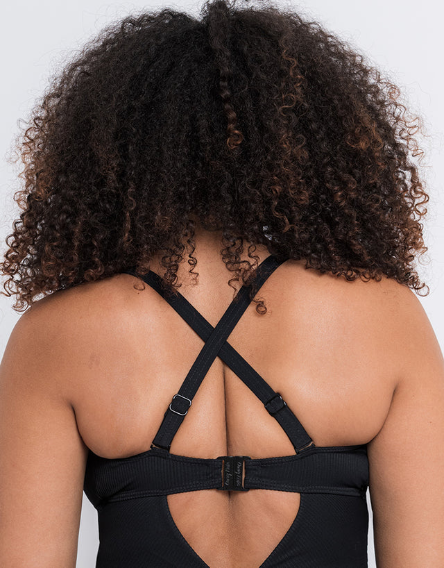 Curvy Kate Twist and Shout Non Wired Multiway Swimsuit Black