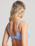 Cleo by Panache Alexis Low Front Balconette Bra Bluebell