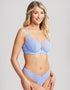 Cleo by Panache Alexis Low Front Balconette Bra Bluebell