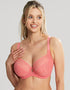 Cleo By Panache Alexis Low Front Balconette Bra Sunkiss Coral