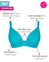 Curvy Kate Daily Plunge Bra Turquoise