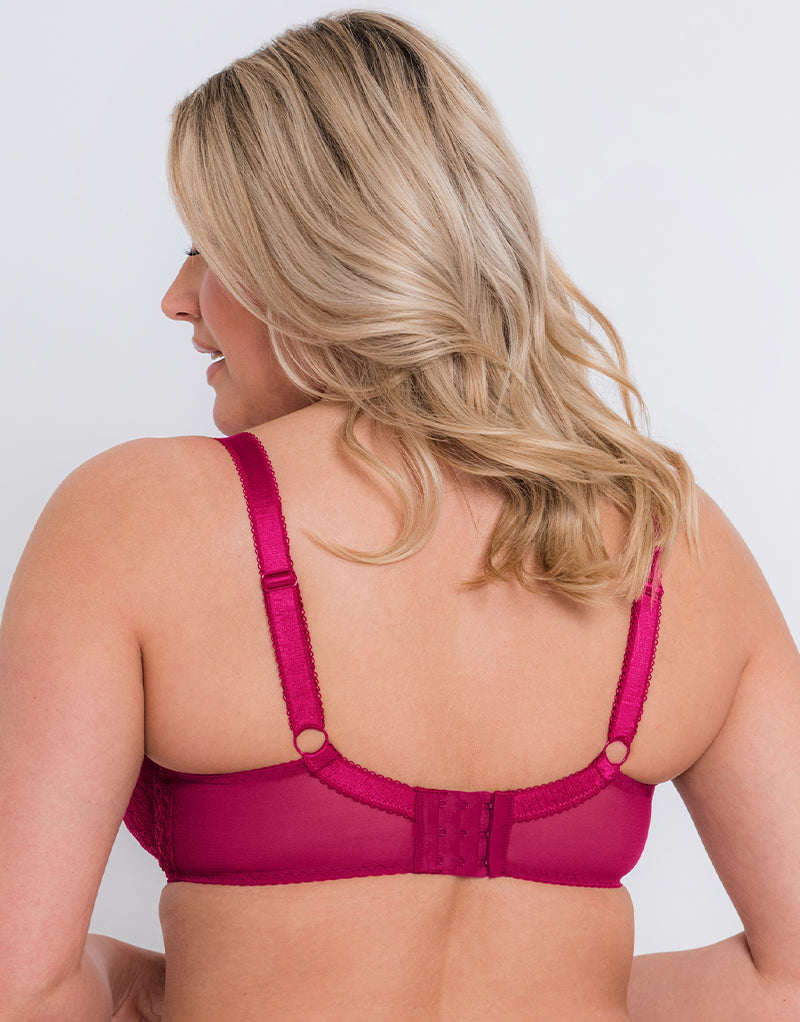 Curvy Kate Dottie Balcony Bra Sangria