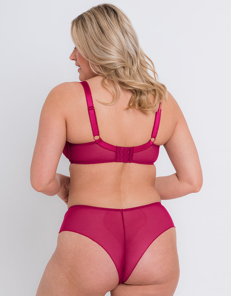Curvy Kate Dottie Balcony Bra Sangria
