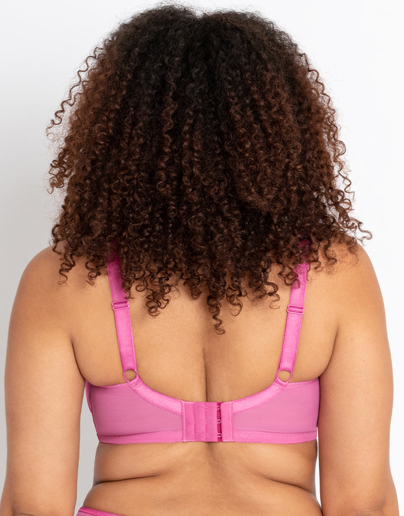 Curvy Kate Victory Side Support Balcony Bra Pink