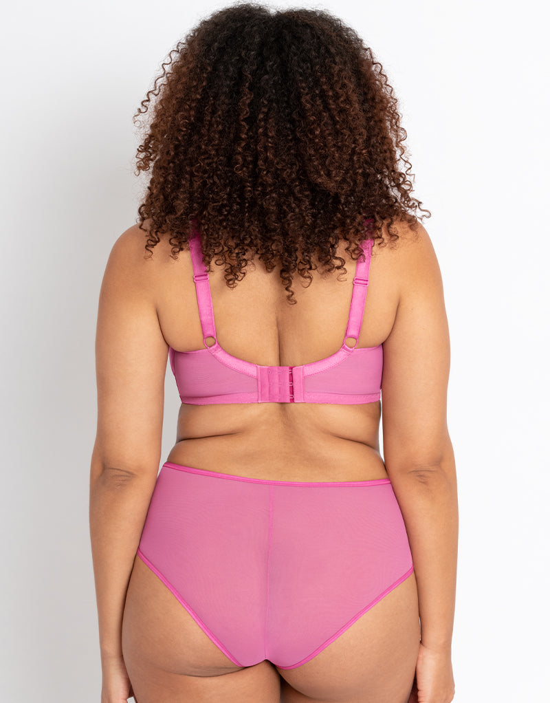 Curvy Kate Victory Side Support Balcony Bra Pink